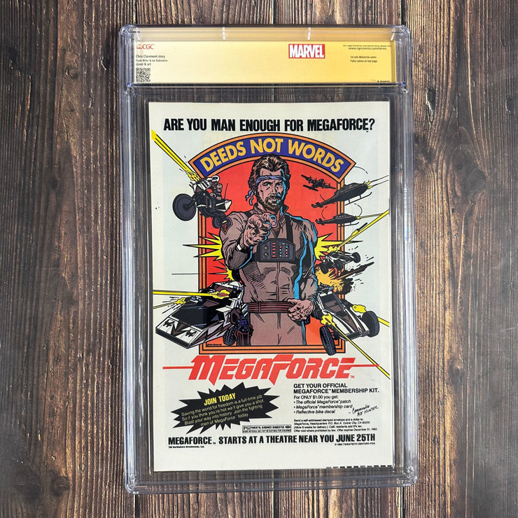 Bry's Comics Wolverine Limited Series #1 CGC 9.2 SS 5x Signed by Claremont, Miller, Rubinstein, Oliver & Roy Thomas , Custom Label, ICONIC Cover by Frank Miller, 1st cameo appearance of Yukio