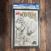 Bry's Comics Wolverine: Origins #1 CGC 9.8 WP Wizard World Philadelphia 2006 Con Exclusive Sketch Cover
