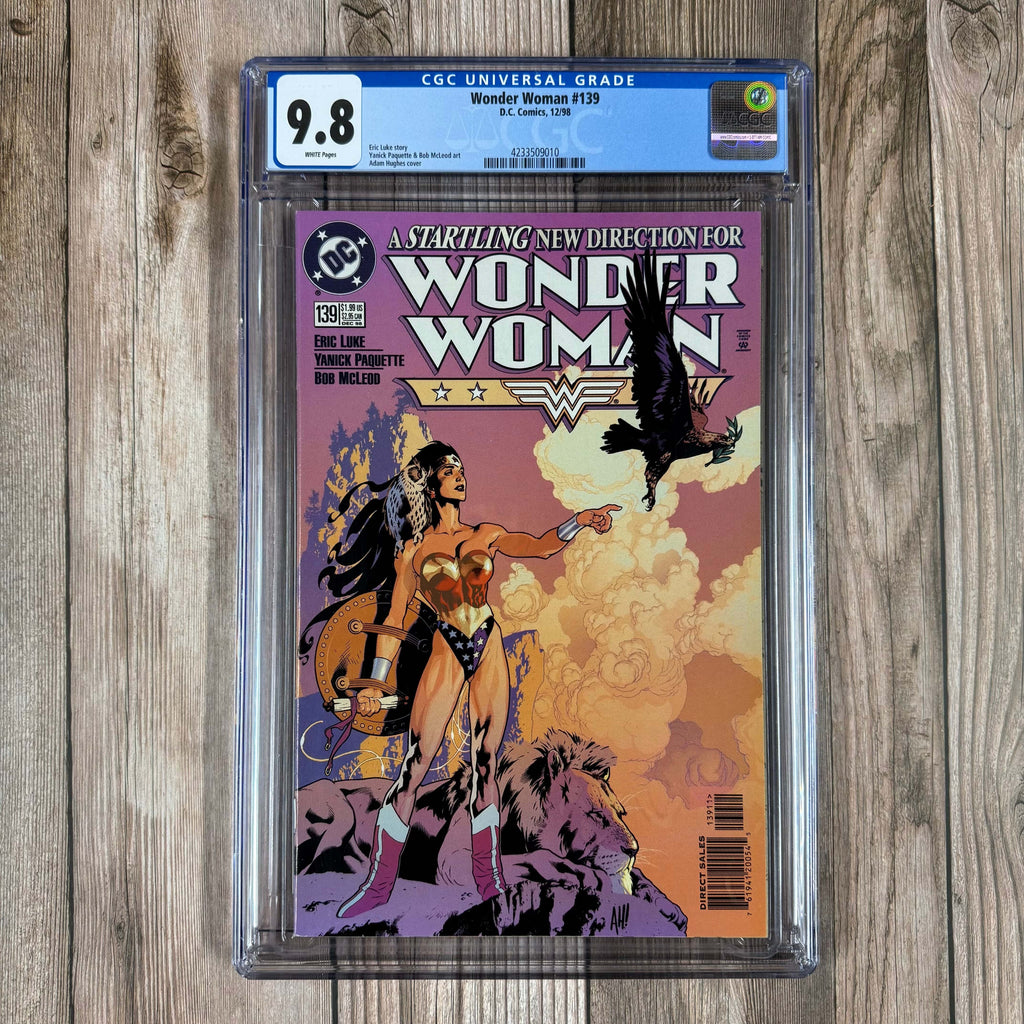 Bry's Comics Wonder Woman #139 CGC 9.8 WP Cover art by Adam Hughes
