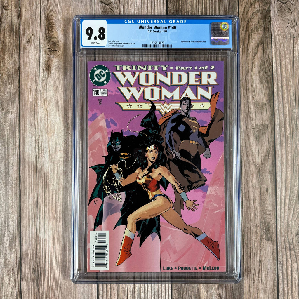 Bry's Comics Wonder Woman #140 CGC 9.8 WP 1st appearance of Wonderdome, cover art by Adam Hughes