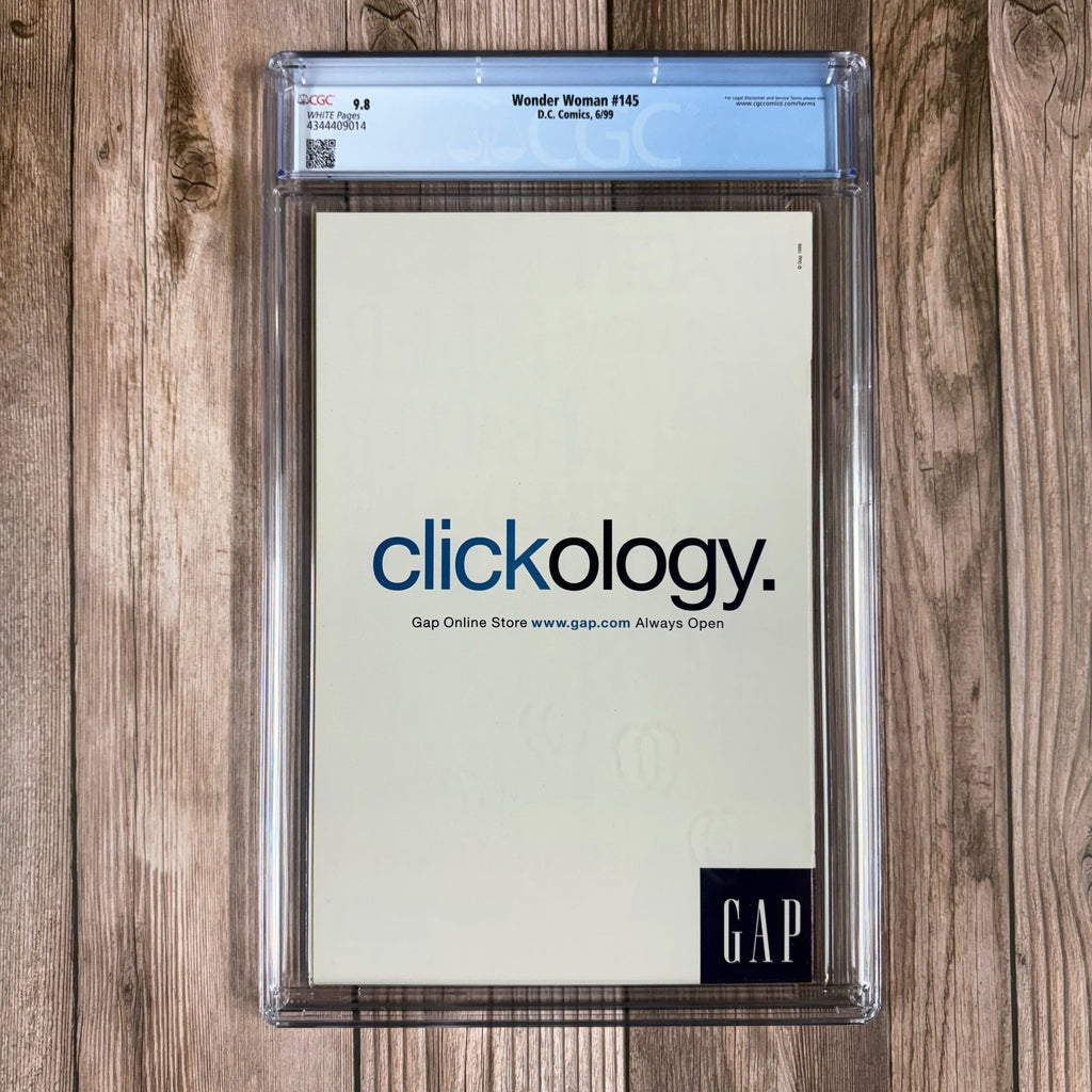 Bry's Comics Wonder Woman #145 CGC 9.8 WP Origin of Devastation, cover art by Adam Hughes