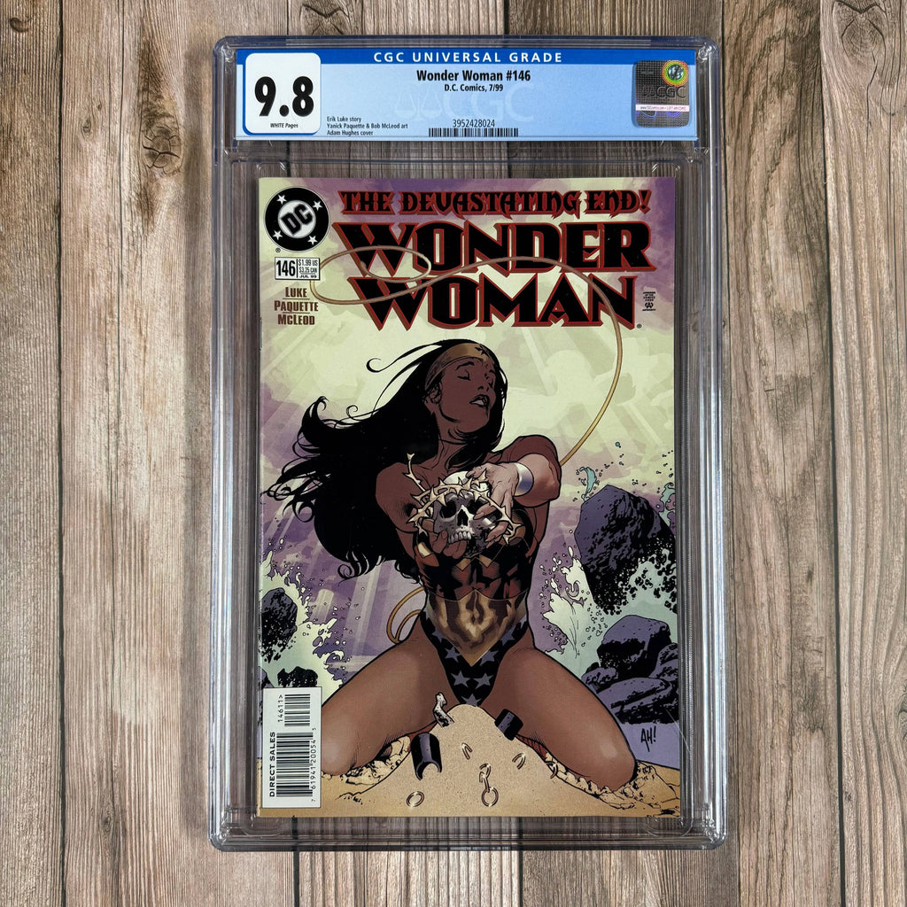 Bry's Comics Wonder Woman #146 CGC 9.8 WP Cover art by Adam Hughes