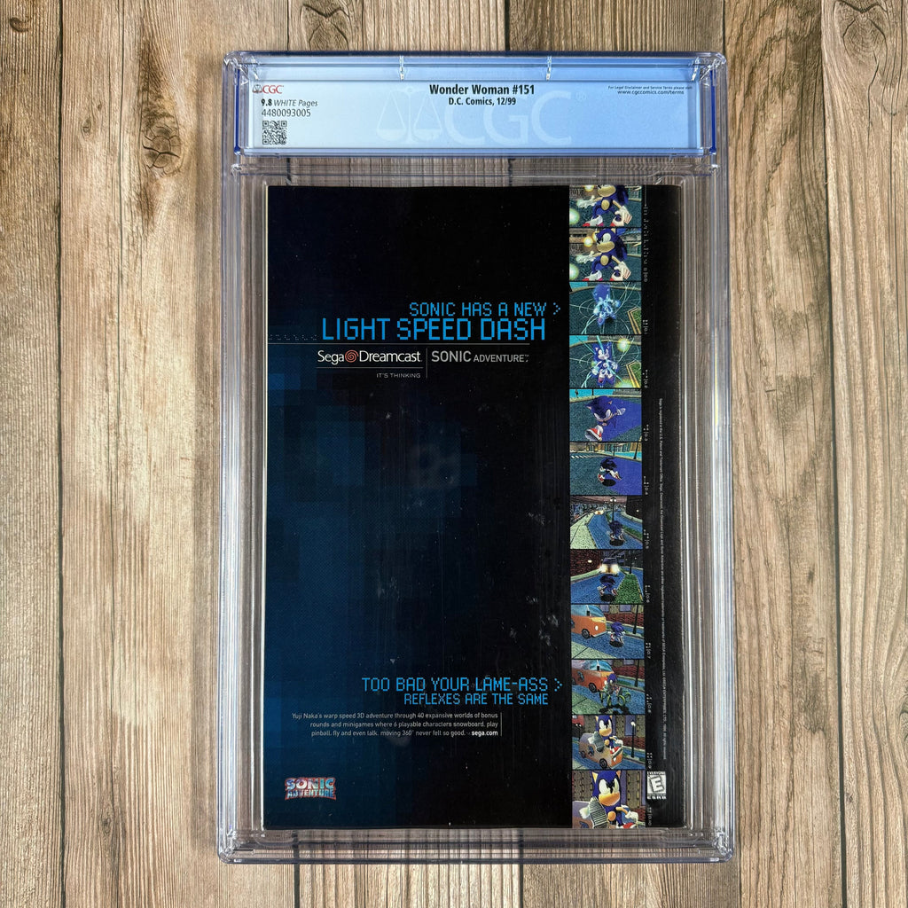 Bry's Comics Wonder Woman #151 CGC 9.8 WP 1st appearance of the second Dr. Poison, cover art by Adam Hughes