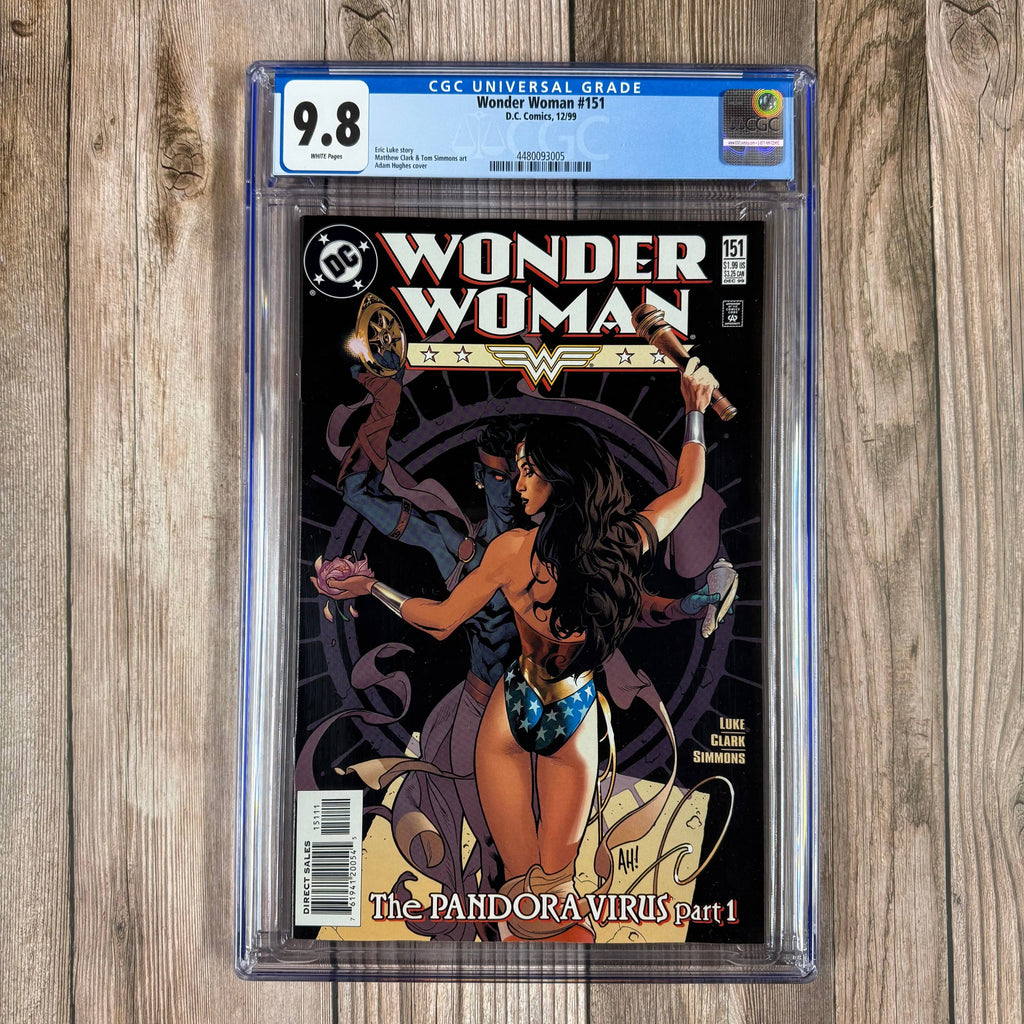 Bry's Comics Wonder Woman #151 CGC 9.8 WP 1st appearance of the second Dr. Poison, cover art by Adam Hughes