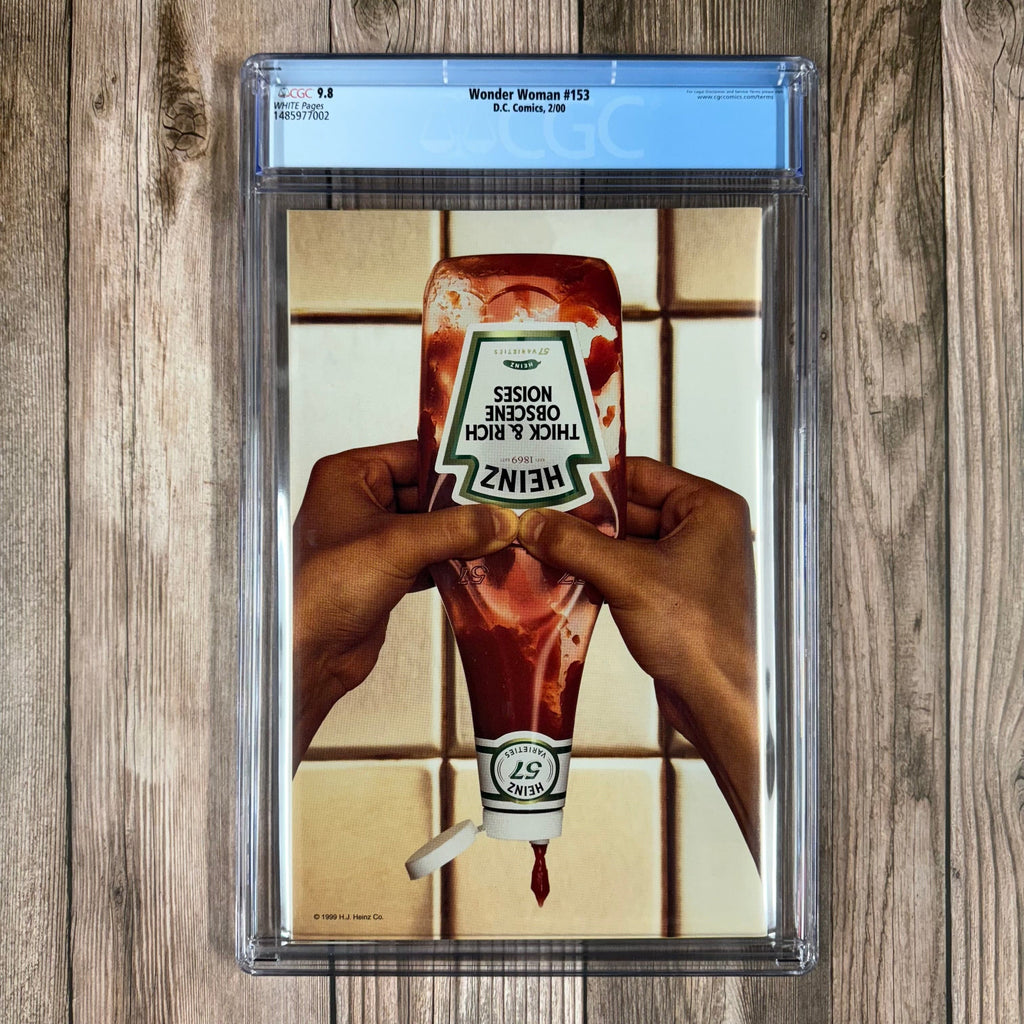 Bry's Comics Wonder Woman #153 CGC 9.8 WP Cover Art by Adam Hughes