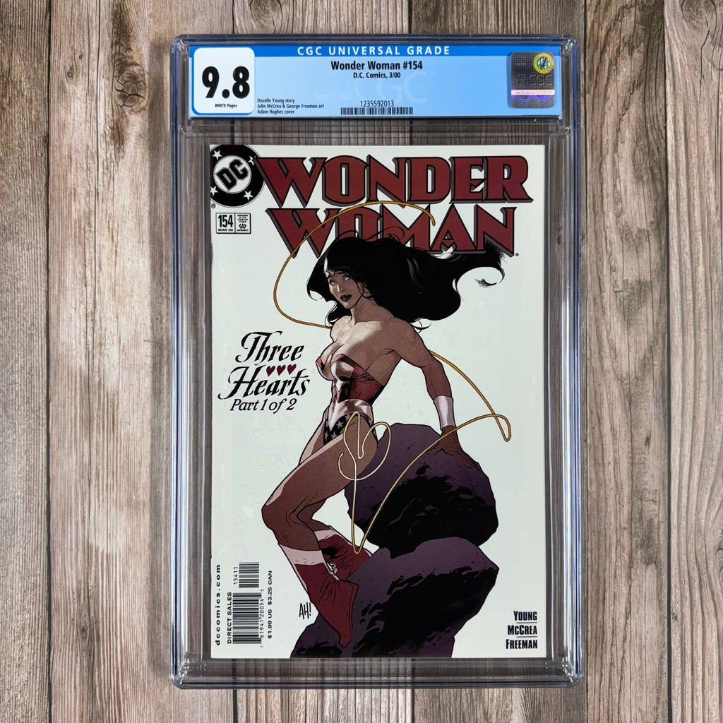 Bry's Comics Wonder Woman #154 CGC 9.8 WP Cover Art by Adam Hughes