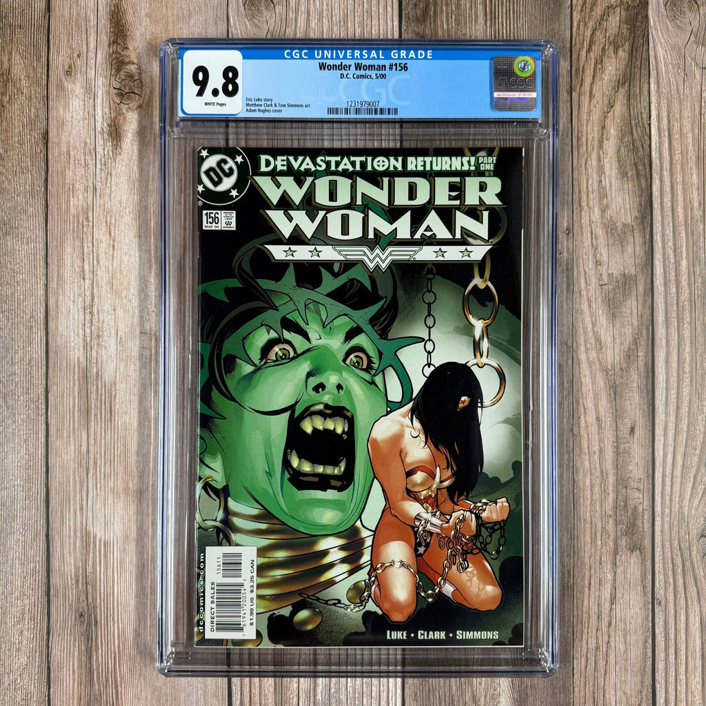 Bry's Comics Wonder Woman #156 CGC 9.8 WP Cover Art by Adam Hughes