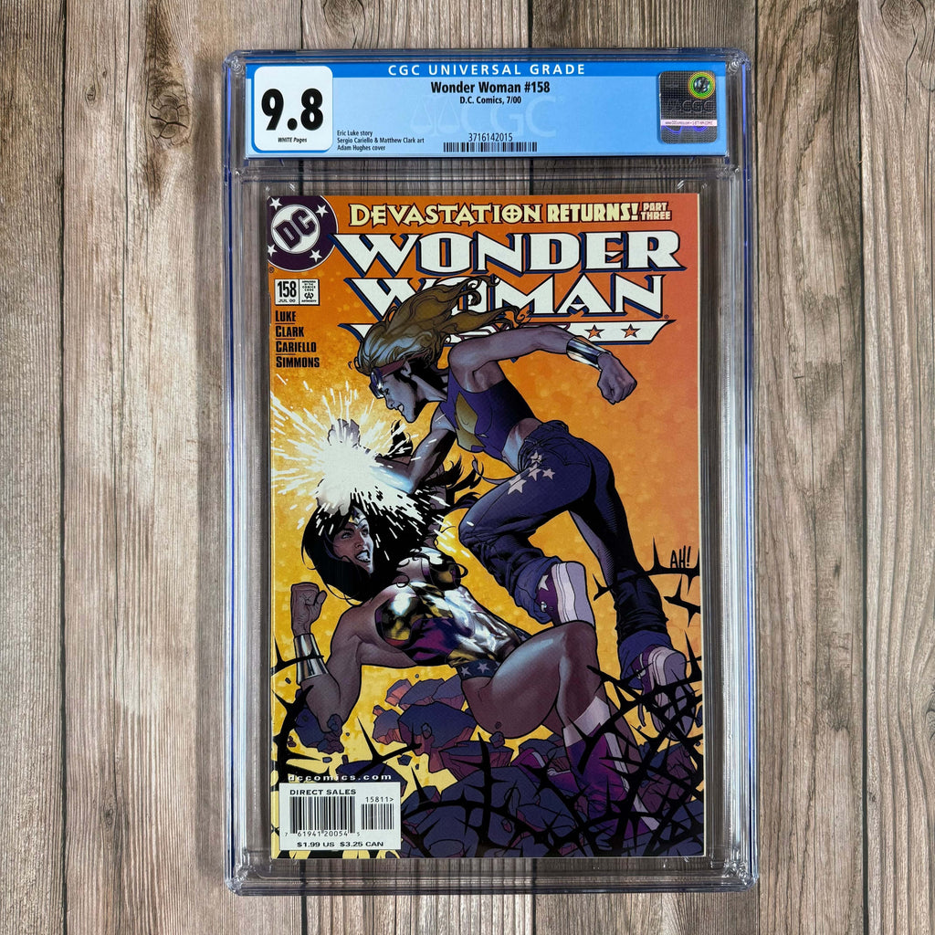Bry's Comics Wonder Woman #158 CGC 9.8 WP Cover Art by Adam Hughes