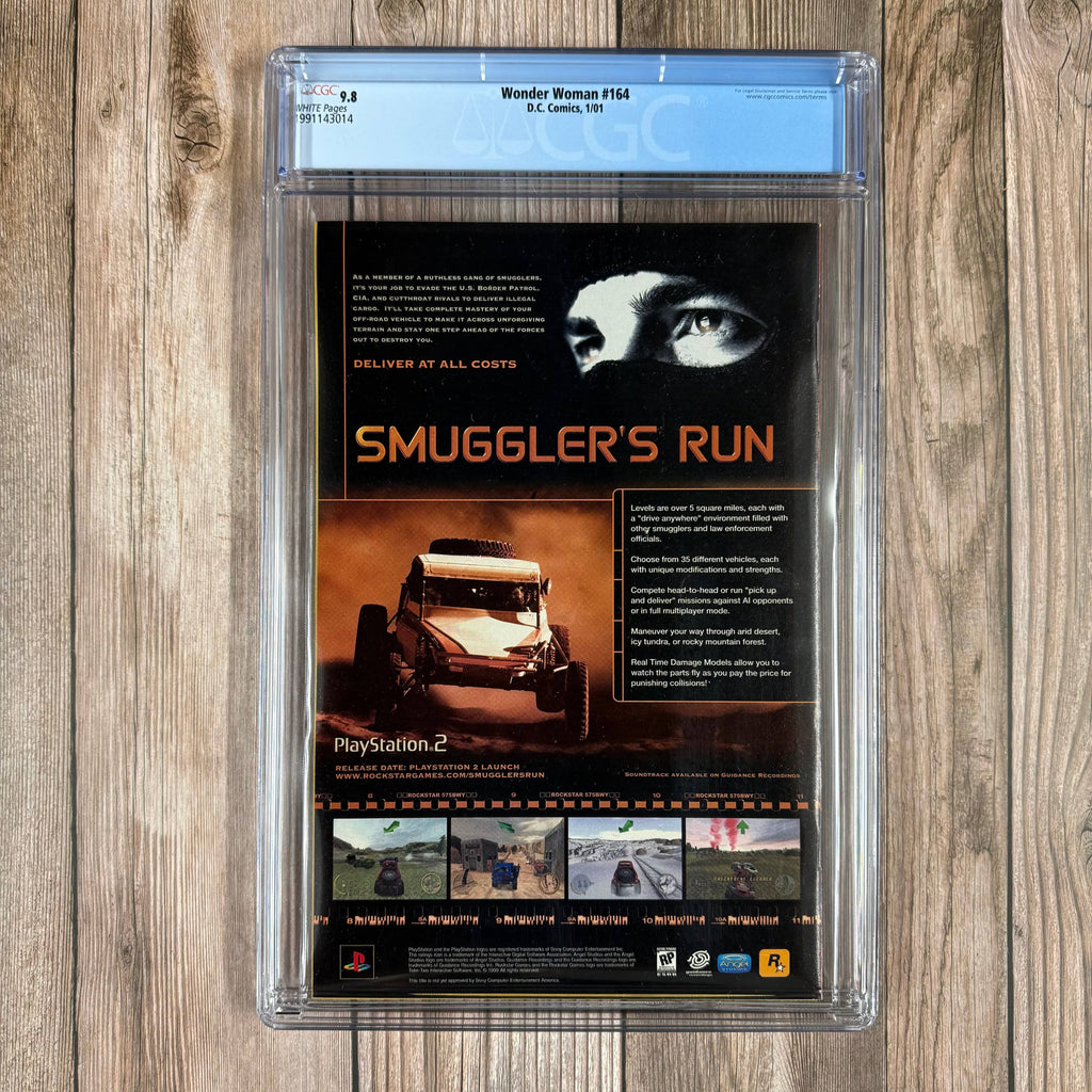 Bry's Comics Wonder Woman #164 CGC 9.8 WP Cover Art by Adam Hughes