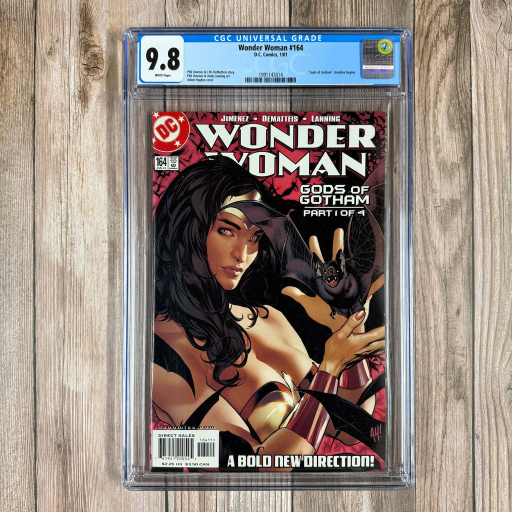 Bry's Comics Wonder Woman #164 CGC 9.8 WP Cover Art by Adam Hughes