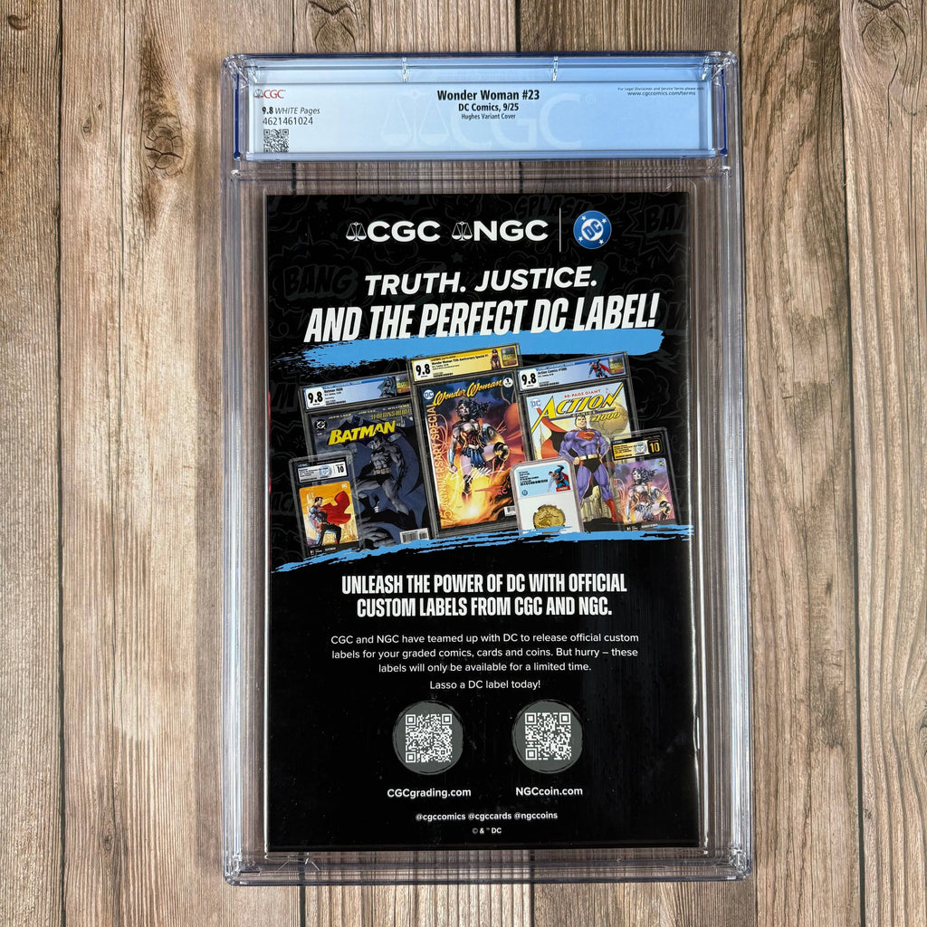 Bry's Comics Wonder Woman #23 CGC 9.8 WP "Gotham City Sirens" Variant Cover Art by Adam Hughes