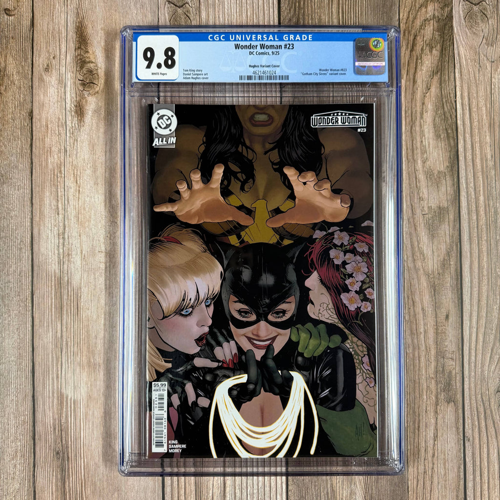 Bry's Comics Wonder Woman #23 CGC 9.8 WP "Gotham City Sirens" Variant Cover Art by Adam Hughes