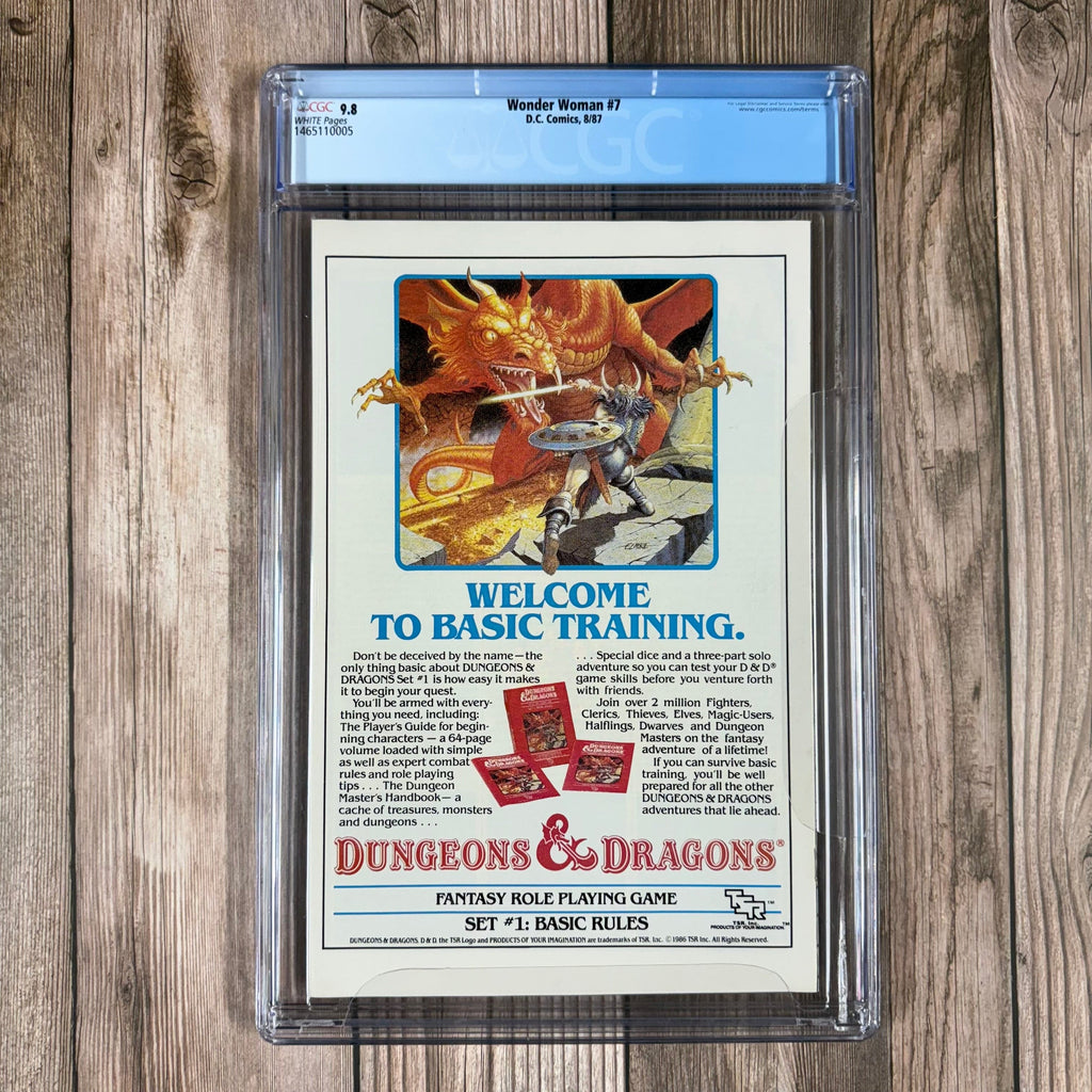 Bry's Comics Wonder Woman #7 CGC 9.8 WP 1st appearance of Barbara Ann Minerva and Epione