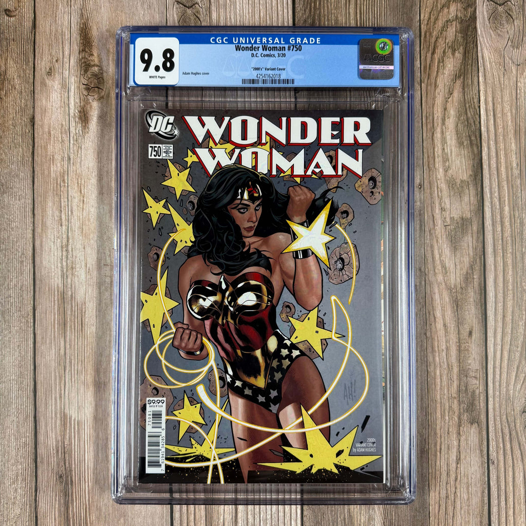Bry's Comics Wonder Woman #750 CGC 9.8 WP "2000's" Variant Cover by Adam Hughes (cert:2018)