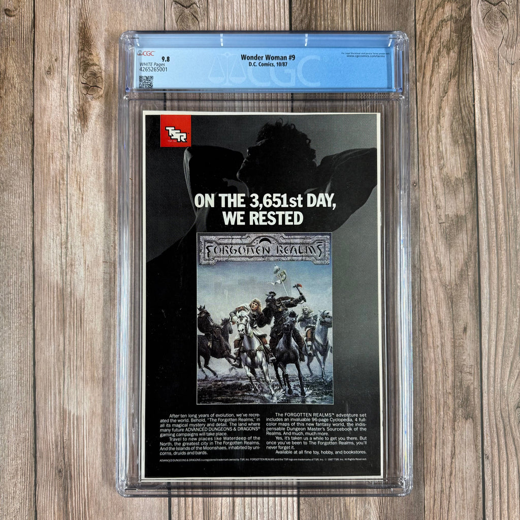 Bry's Comics Wonder Woman #9 CGC 9.8 WP 1st appearance and origin of Barbara Minerva as the third Cheetah