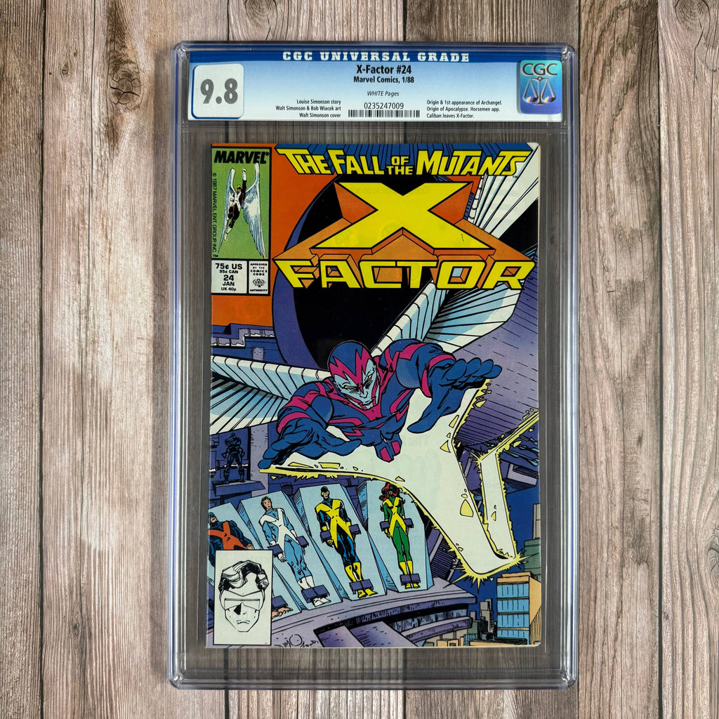 Bry's Comics X-Factor #24 CGC 9.8 WP 1st cover and 2nd appearance of Angel as the Horseman, Death