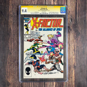 Bry's Comics X-Factor #5 CGC 9.4 WP SS Signed by Ron Frenz & Joe Rubinstein, 1st team appearance of the Alliance Of Evil 1st cameo of Apocalypse