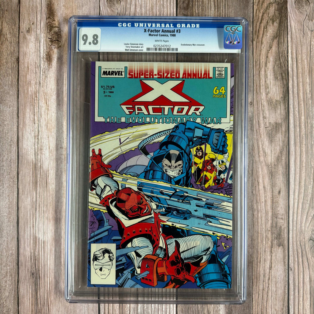 Bry's Comics X-Factor Annual #3 CGC 9.8 WP Part one of the Evolutionary War story