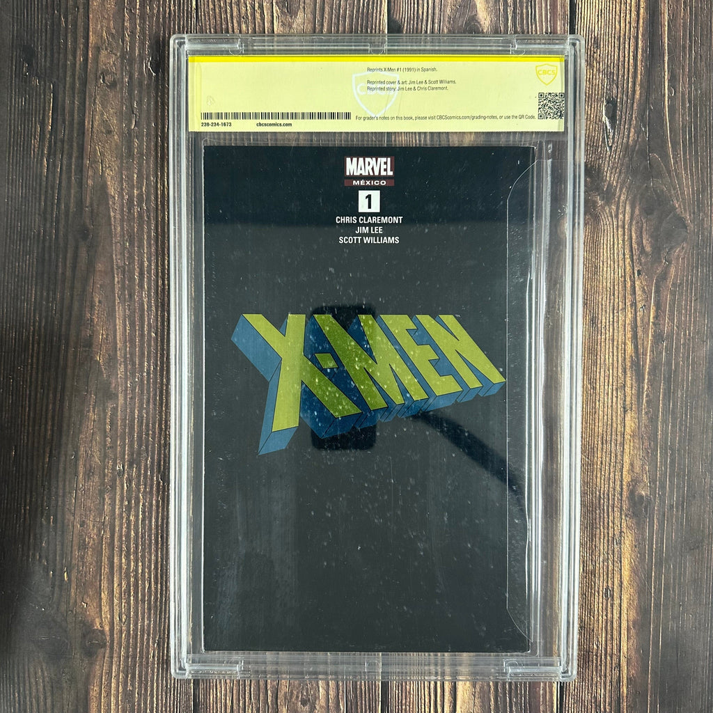 Bry's Comics X-Men #1 CBCS 9.8 WP Witnessed Signature of Jim Lee, Mexican Virgin Foil Variant Edition A  *