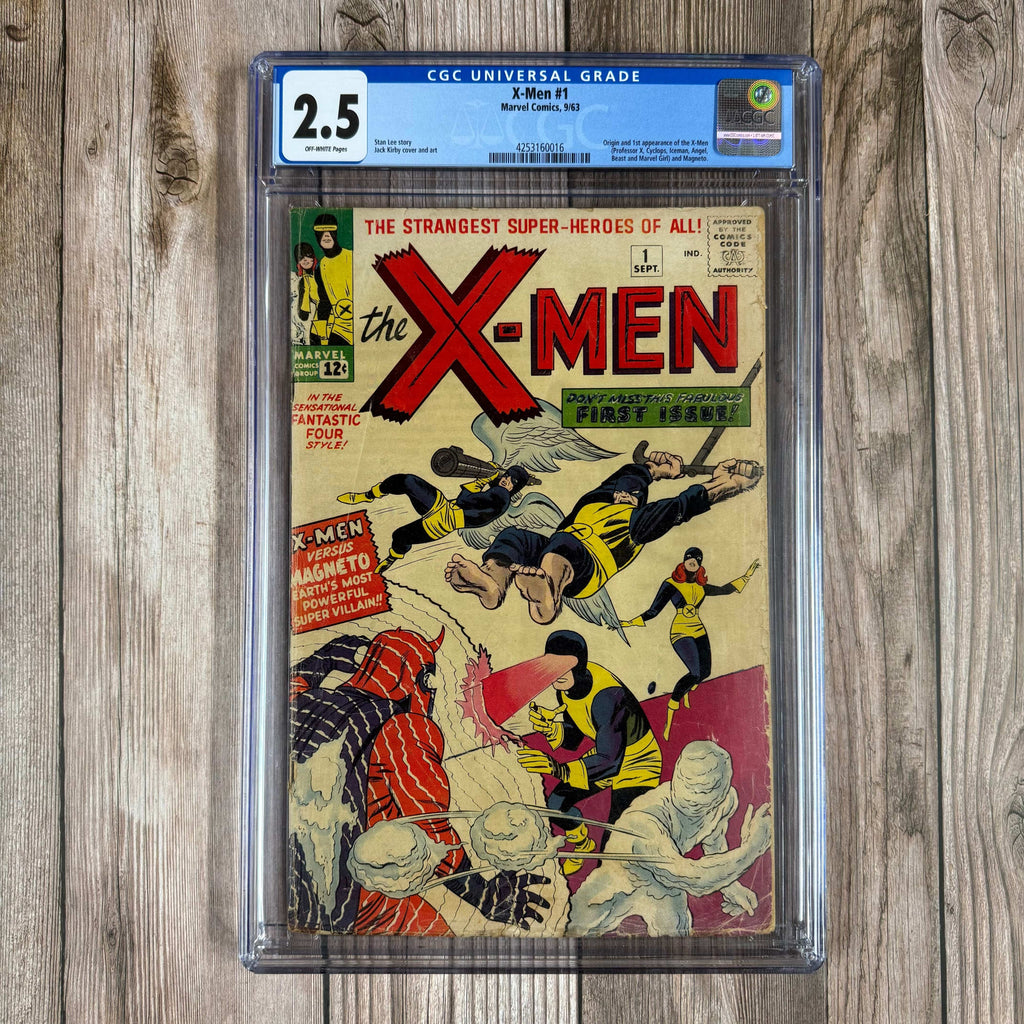 Bry's Comics X-Men #1 CGC 2.5 1st appearance of the X-Men, Professor X, Magneto, Cyclops, Jean Grey, Iceman, Angel, Beast, introduction of Homo Superior concept *Trade Avail.