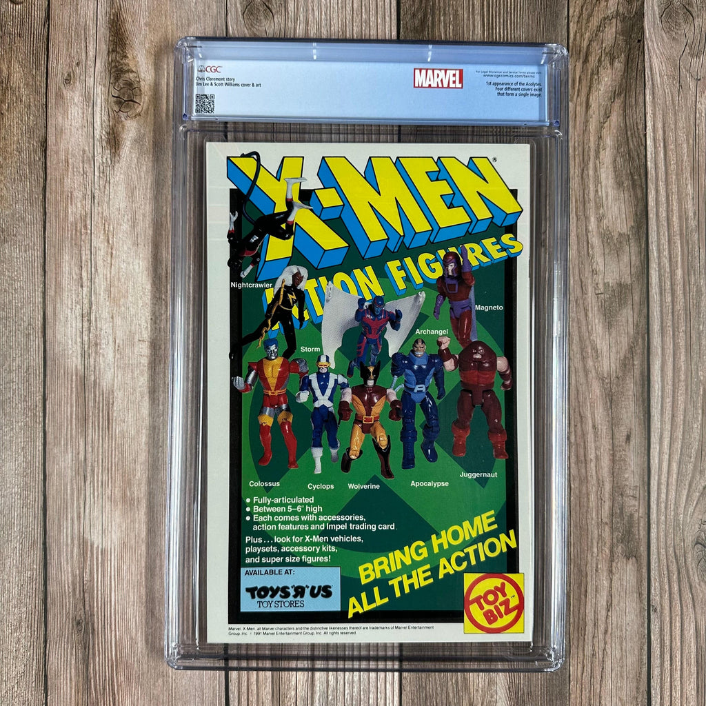 Bry's Comics X-Men #1 CGC 9.8 WP Custom Label, Cover by Jim Lee, NEWSSTAND EDITION  (Cert: #2007)