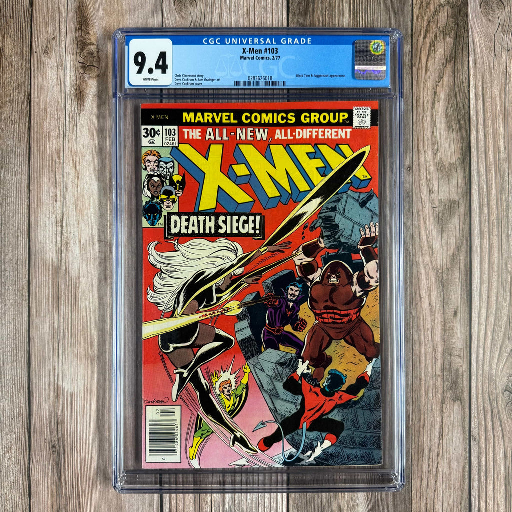 Bry's Comics X-Men #103 CGC 9.4 WP Wolverine's first name revealed as 'Logan', 1st cameo appearance of D'Ken Neramani *