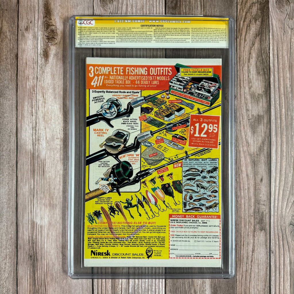 Bry's Comics X-Men #105 CGC 9.2 WP SS Signed by Chris Claremont , 1st full appearance of Lilandra, debut of Jean Grey’s Phoenix powers (cert:9003)