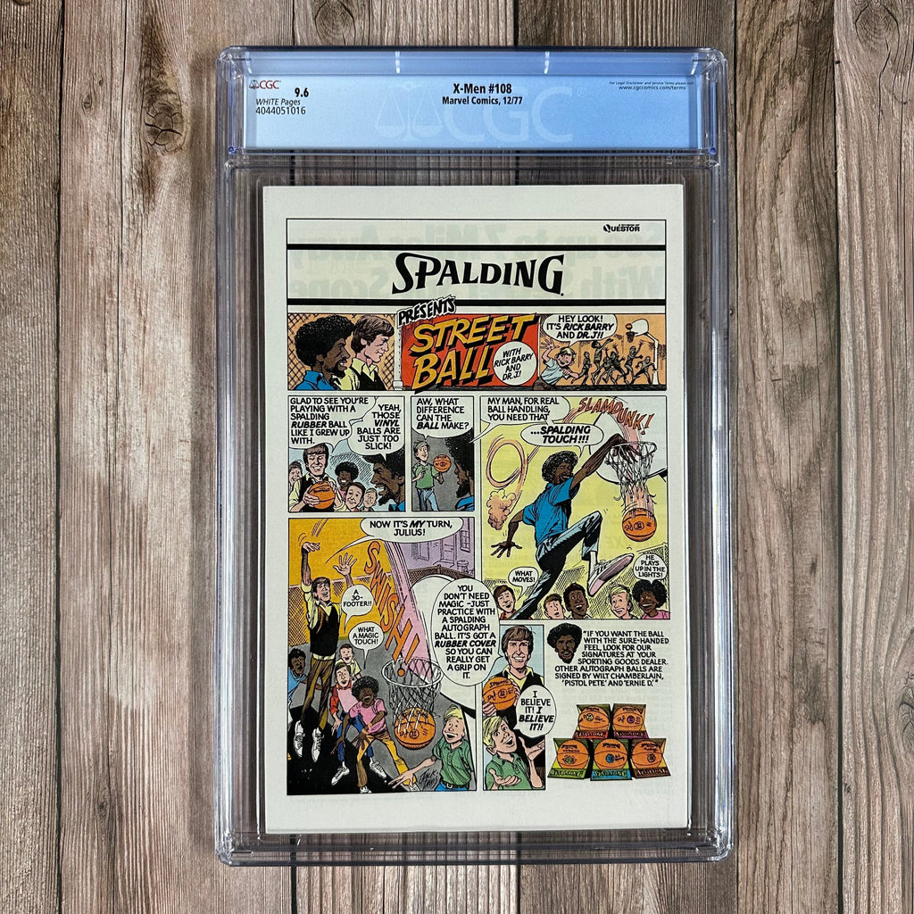 Bry's Comics X-Men #108 CGC 9.6 WP 1st John Byrne artwork on X-Men, Start of Claremont & Byrne collaboration *