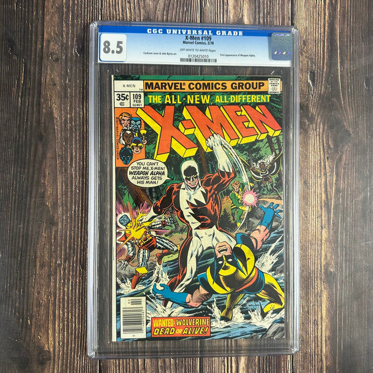 Bry's Comics X-Men #109 CGC 8.5 1st appearance of Weapon Alpha