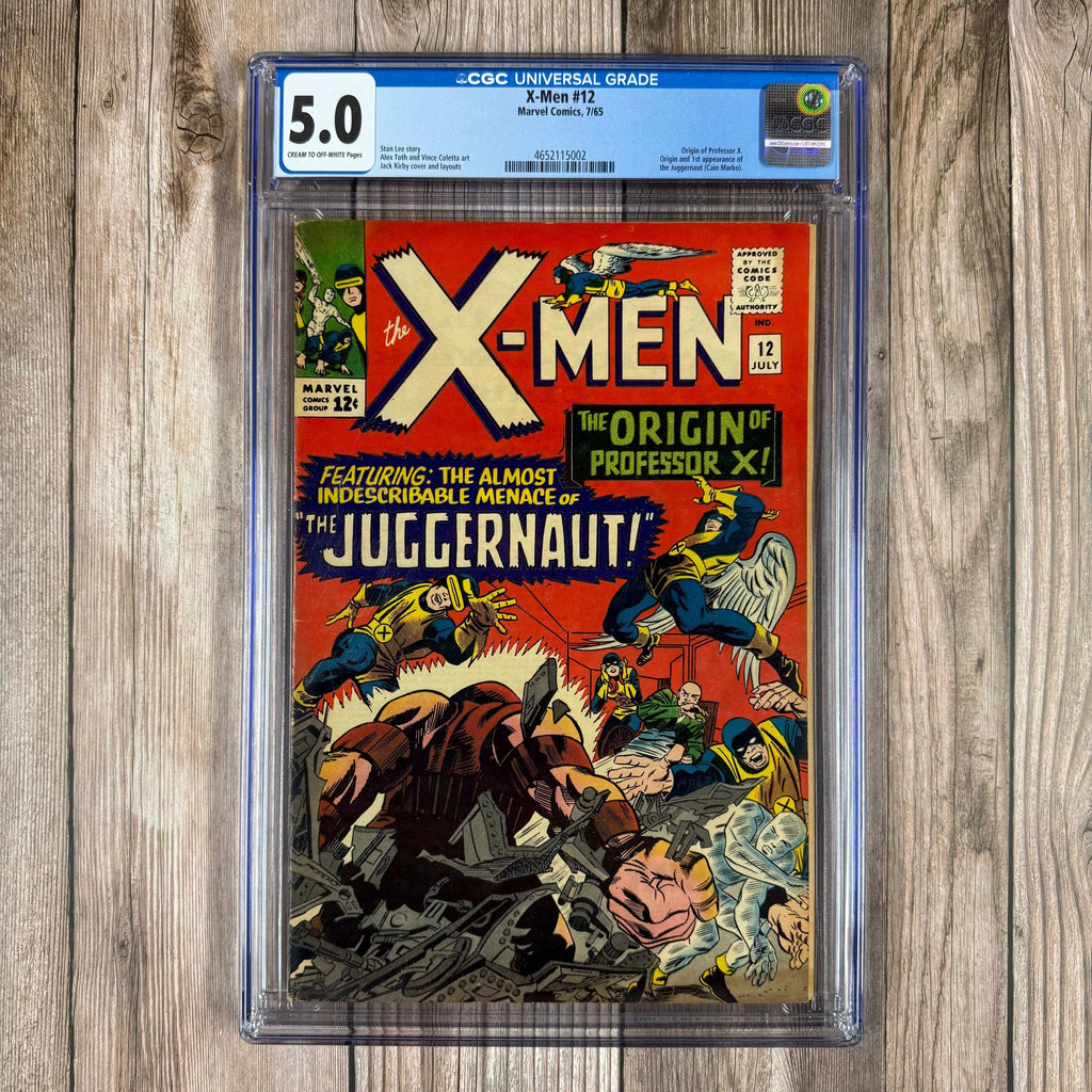 Bry's Comics X-Men #12 CGC 5.0 1st appearance and origin of Juggernaut, origin of Professor X, 1st cameo appearance of Cyttorak