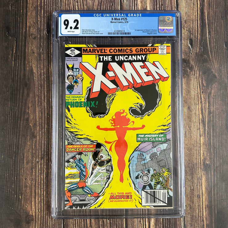 Bry's Comics X-Men #125 CGC 9.2 WP, 1st cameo app of Mutant X aka Proteus