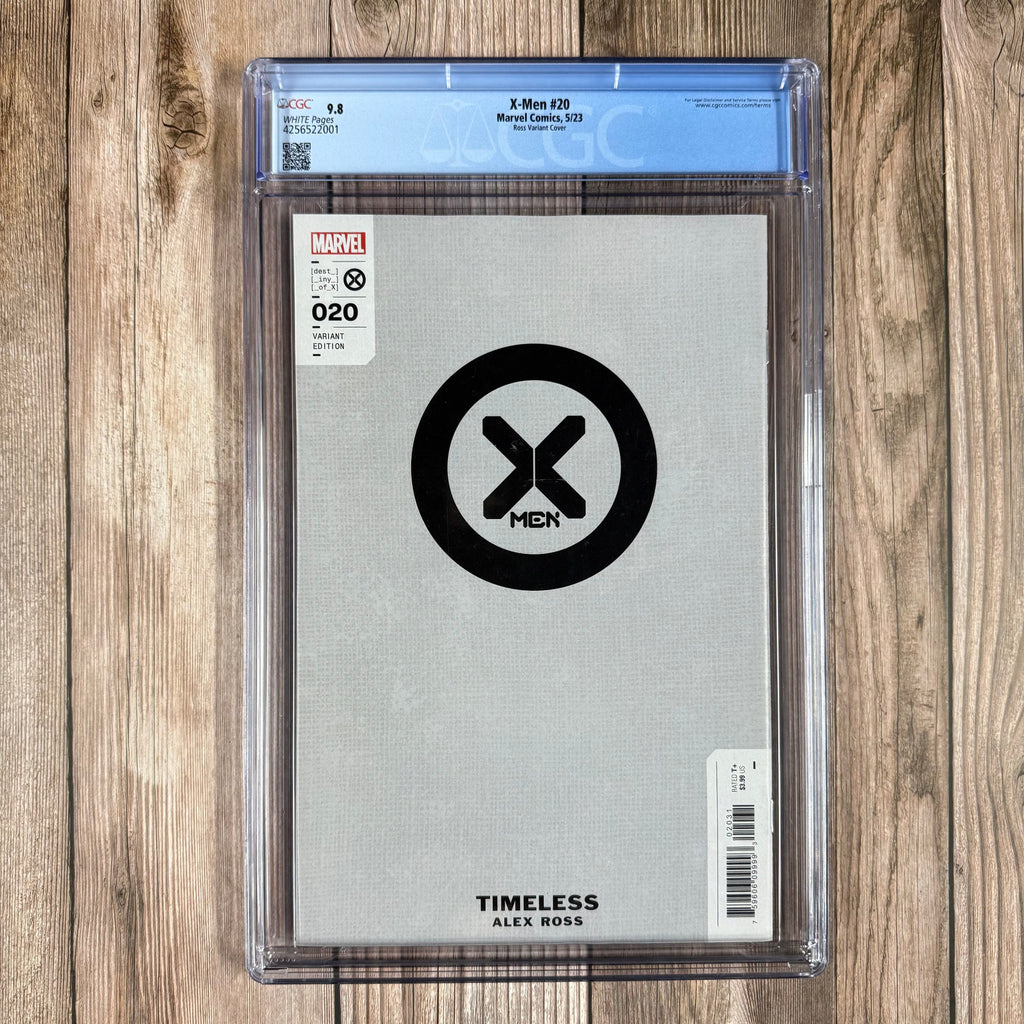 Bry's Comics X-Men #20 CGC 9.8 WP Timeless Virgin Variant Cover Art by Alex Ross