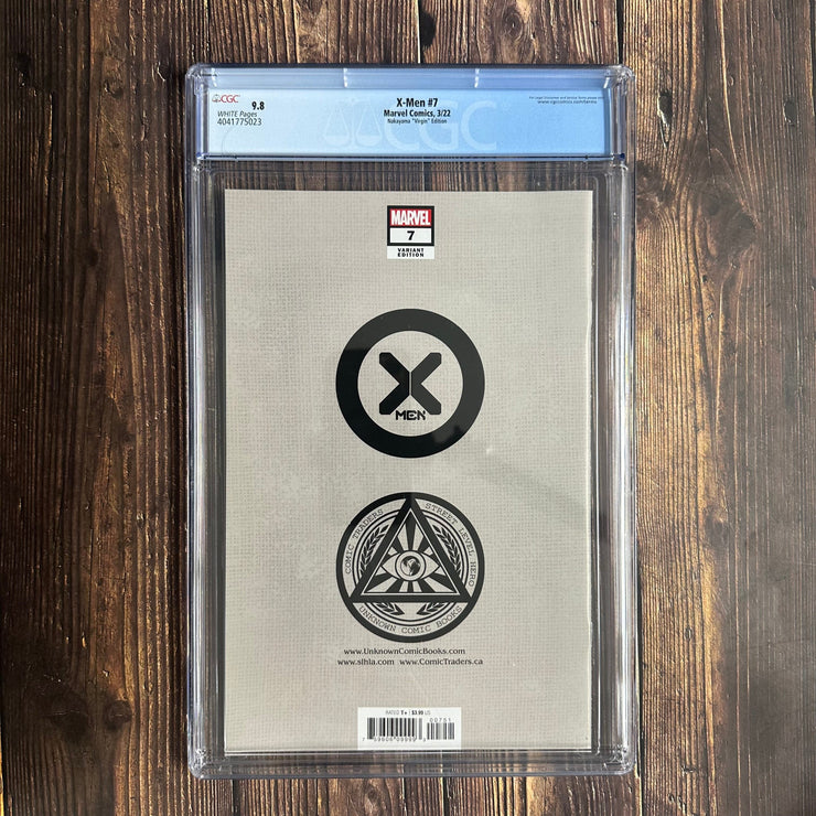 Bry's Comics X-Men #7 9.8 WP, Nakayama Virgin Edition