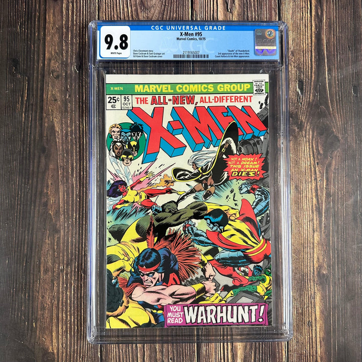 Bry's Comics X-Men #95 CGC 9.8 WP Earliest use of the word 'Bamf' *Trade Avail.