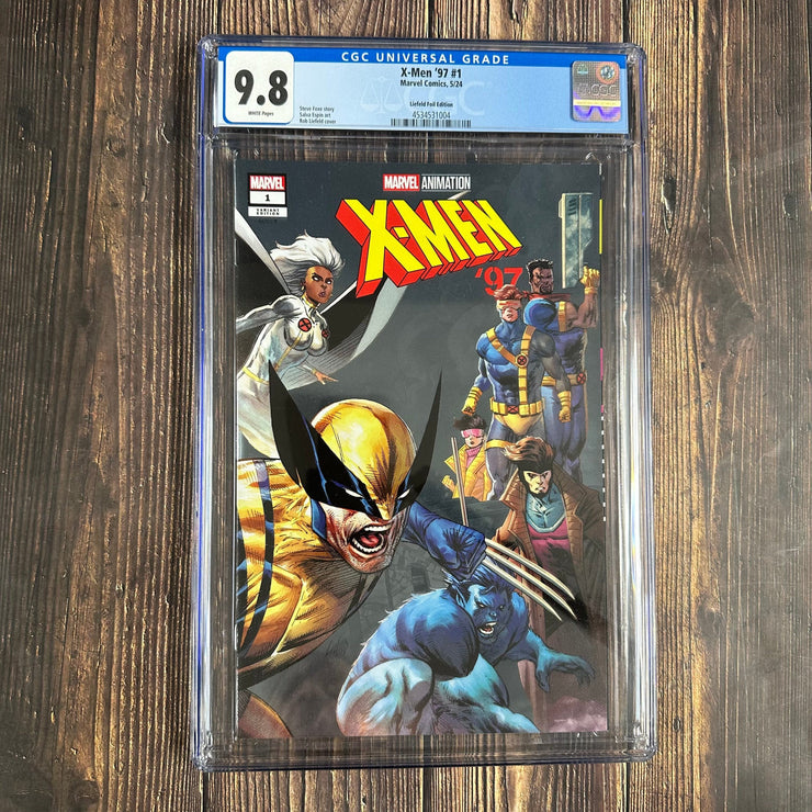 Bry's Comics X-Men '97 #1 CGC 9.8 WP Liefeld Foil Edition Prelude to the Disney+ animated reboot