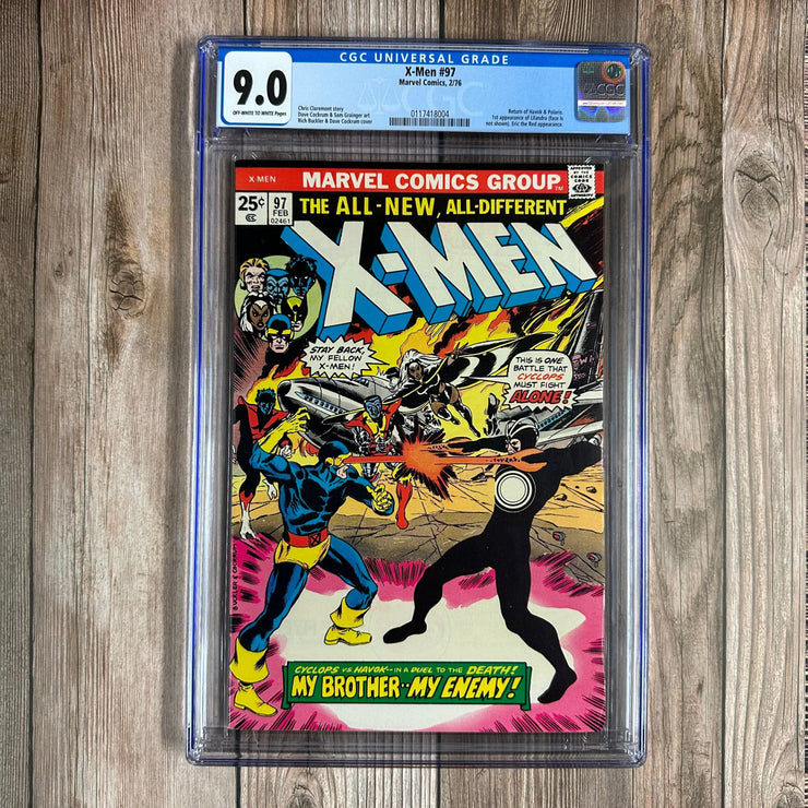 Bry's Comics X-Men #97 CGC 9.0 1st cameo appearance of Lilandra, 1st Polaris name use, 1st second Erik the Red