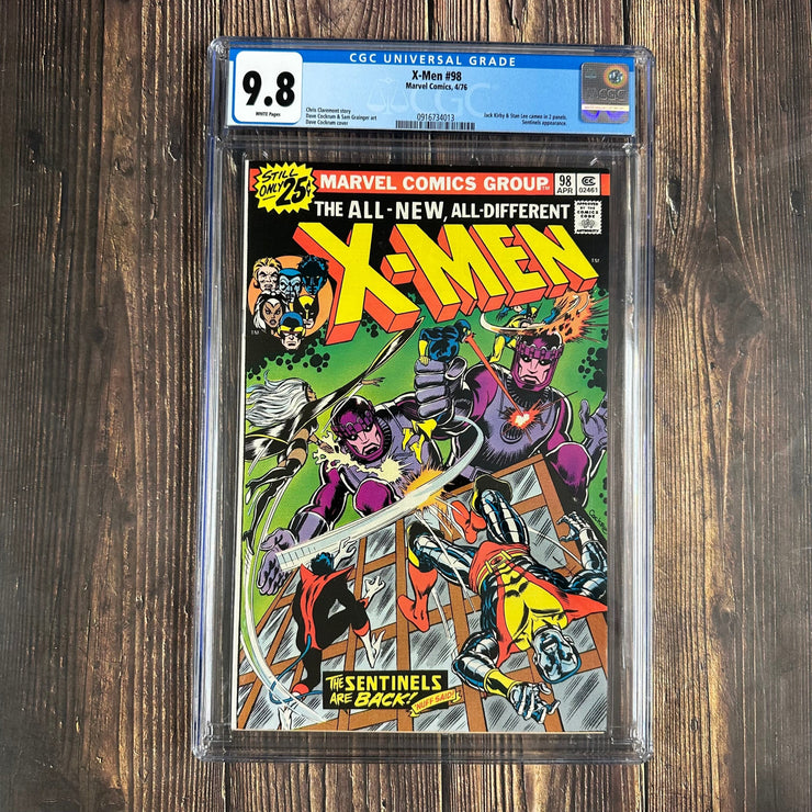 Bry's Comics X-Men #98 CGC 9.8 WP Wolverine unmasks for the first time and reveals that his claws are a part of his body *Trade Avail.