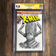 Bry's Comics X-Men: Facsimilie Edition #101 CGC 9.8 SS Johnny Desjardins custom sketch