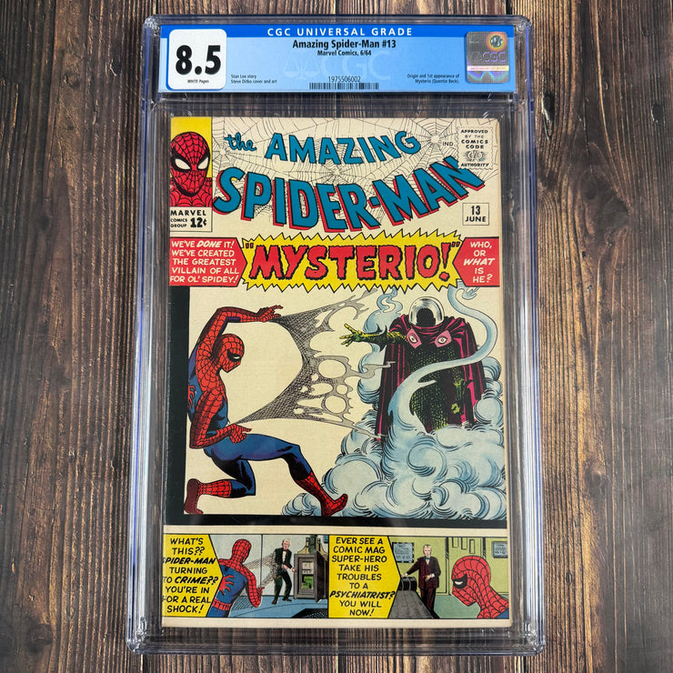 Amazing Spider-Man #13 CGC 8.5 WP 1st appearance of Mysterio